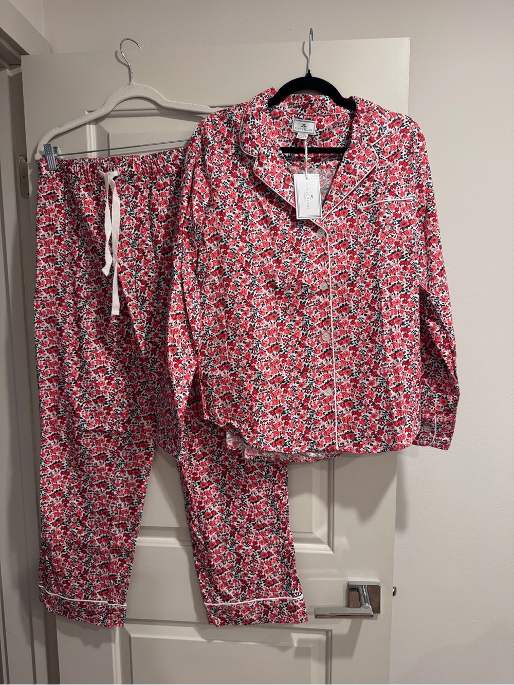 Red Floral Pajama Set - Brand:
